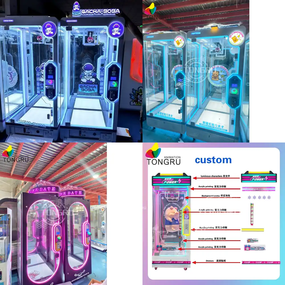 Arcade Toy Vending Machine - Máquina de Prêmios de Tesoura Grande