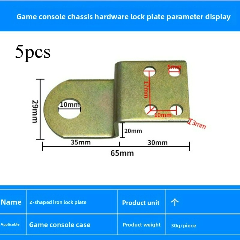 Arcade Z - 5 Peças de Placa de Trava