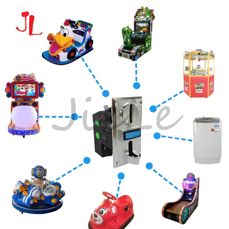 Arcade Ticket Machine - Mecanismo Selecionador de Moedas Eletrônico Multi