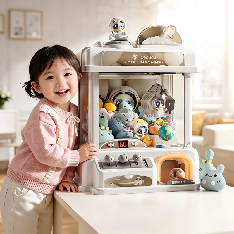 Coin Pusher Machine - Máquina de Garra Mini Infantil Automática