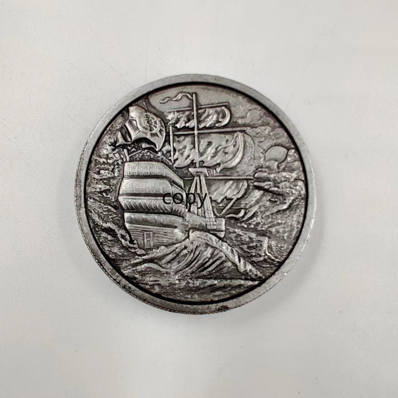 Token Coin Mechanism - Sete séries de piratas americanos moeda