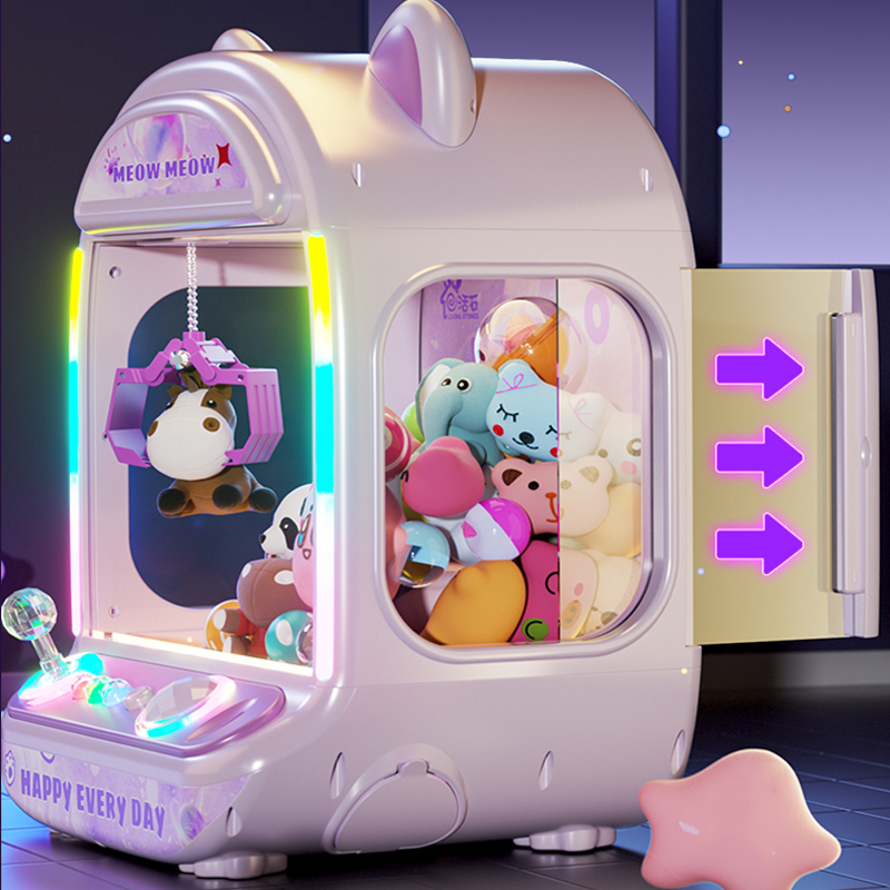 Coin Pusher Machine - Diy roxo máquina de boneca automática