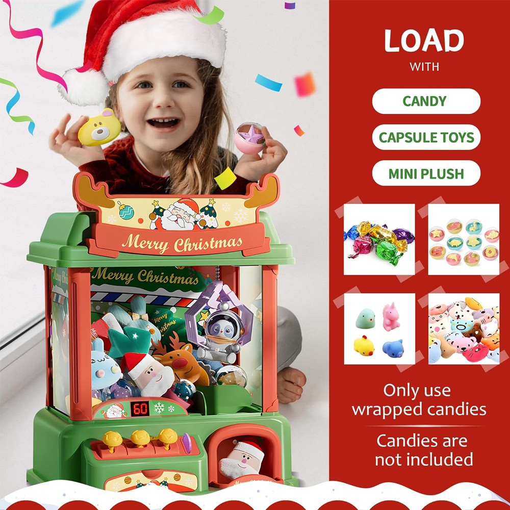 Maquina de Natal para crianças - Arcade Toy Vending Machine avaliação e preço