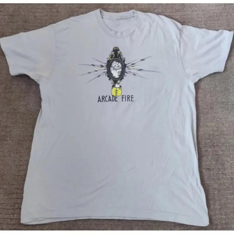 Camiseta branca Arcade Fire Fo - Arcade No avaliação e preço